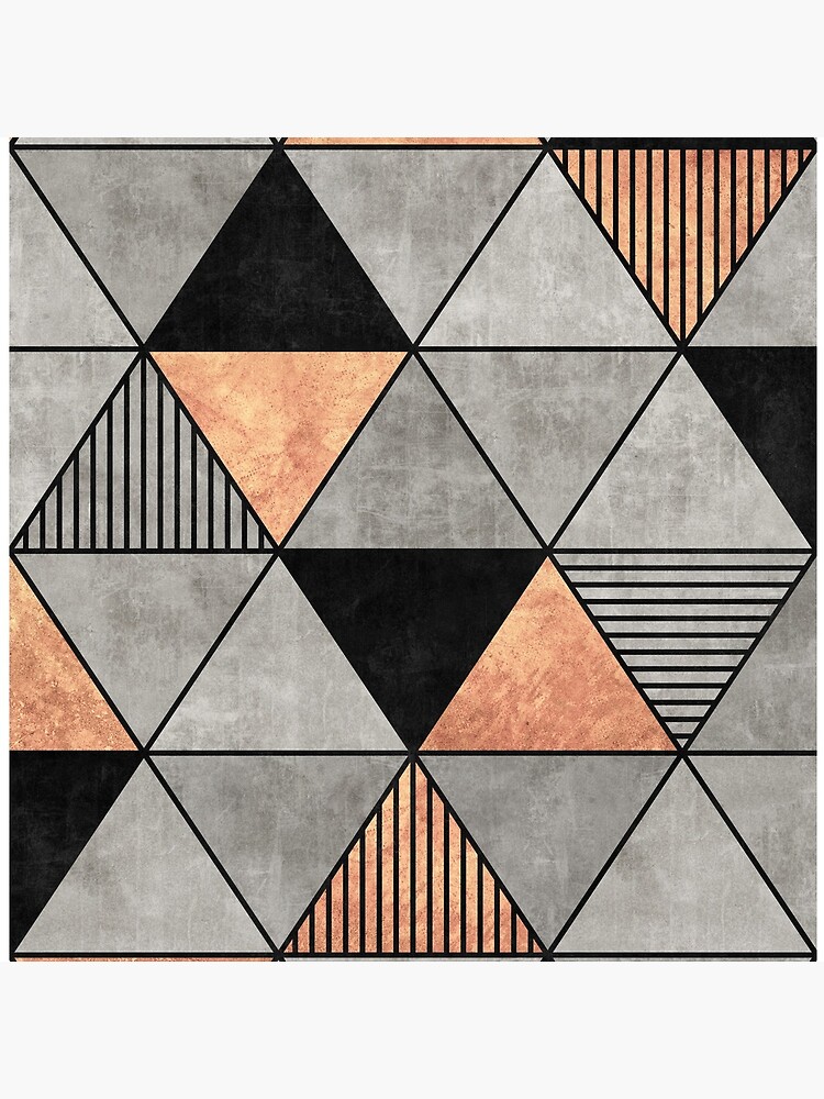 Concrete and Copper Triangles 2 by ZoltanRatko