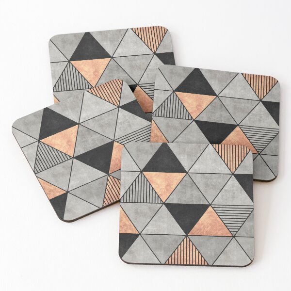 Item preview, Concrete and Copper Triangles 2 designed and sold by Zoltan Ratko.