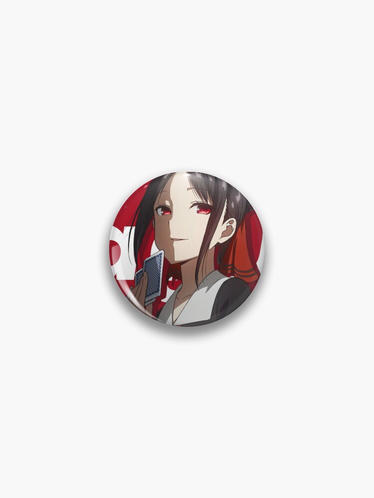 Kaguya-sama: Love is War Kaguya Shinomiya Ultra Romantic Tin Badge Design 2