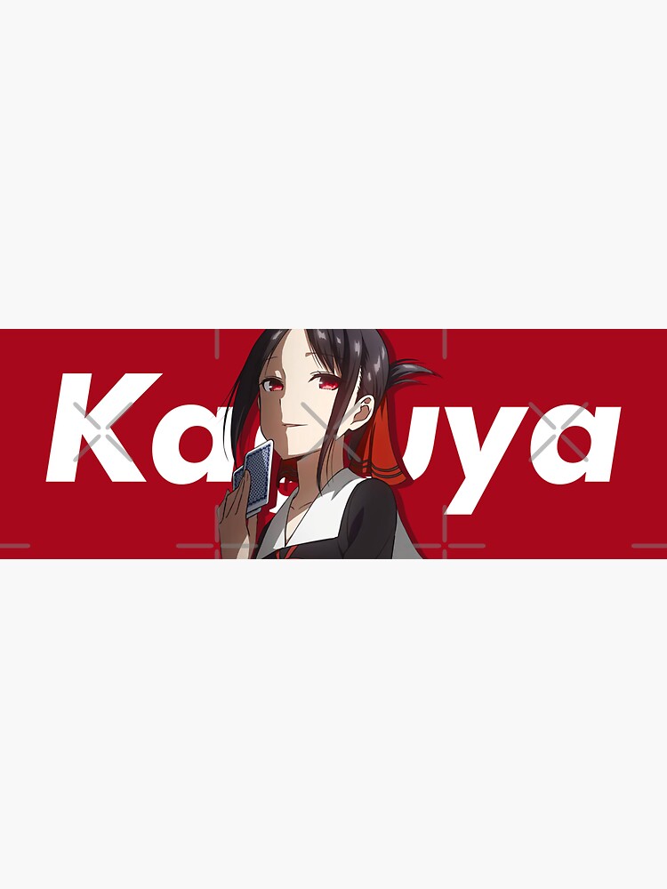 "Kaguya Shinomiya Love is War Banner 2" Sticker for Sale by