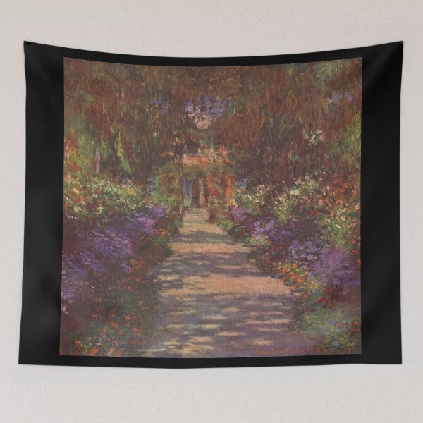 Item preview, Garden Way - Claude Monet - c1902 designed and sold by CrankyOldDude.