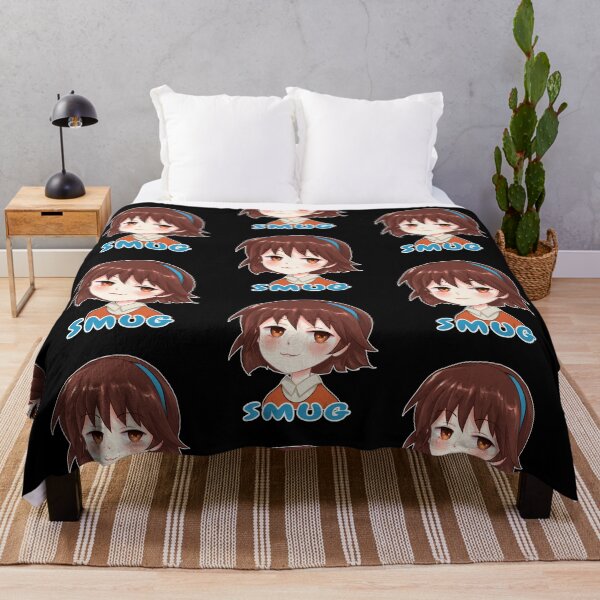 Item preview, Smug Face Cute Anime Girl Gift For Otaku Fan designed and sold by Pubi.