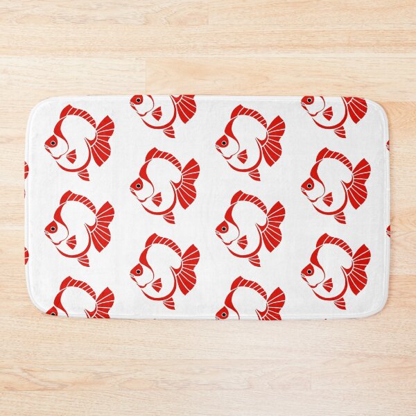 Item preview, Ryukin Red and White Goldfish Logo 0407A designed and sold by Nosnah.