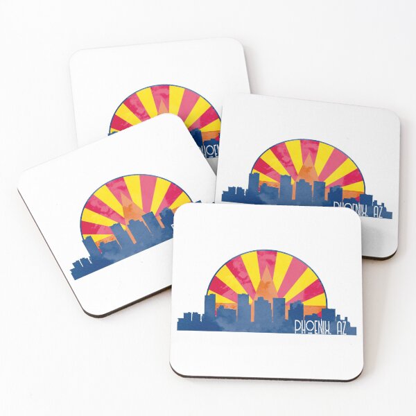 Item preview, Phoenix Skyline Arizona Flag Design  designed and sold by Decal Mania.