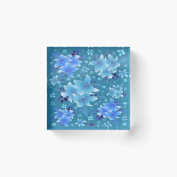 Item preview, Blue Lily flower design. decorative, stylish, home decoration designed and sold by jayne0524.