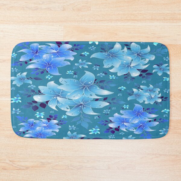 Item preview, Blue Lily flower design. decorative, stylish, home decoration designed and sold by jayne0524.