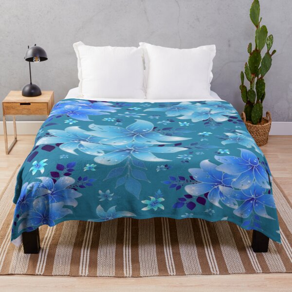 Item preview, Blue Lily flower design. decorative, stylish, home decoration designed and sold by jayne0524.