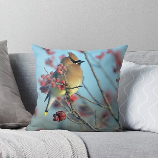 Item preview, Cedar Waxwing in Berry Bush designed and sold by GerryBuckel.