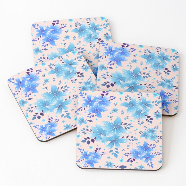 Item preview, Blue Lily flower design. decorative, stylish, graceful, garnish, make-over, decor designed and sold by jayne0524.