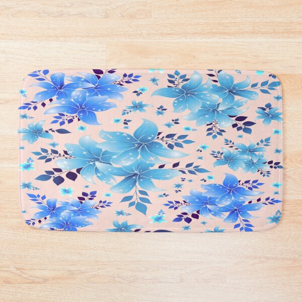 Item preview, Blue Lily flower design. decorative, stylish, graceful, garnish, make-over, decor designed and sold by jayne0524.