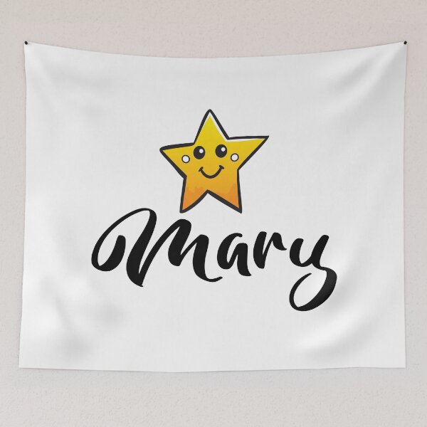 Artikelvorschau, Mary Cute Star Mein Name ist Mary. entworfen und verkauft von ProjectX23.