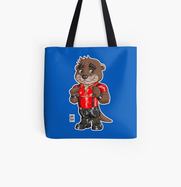 RUBBER OTTER - BEARZOO SERIES All Over Print Tote Bag