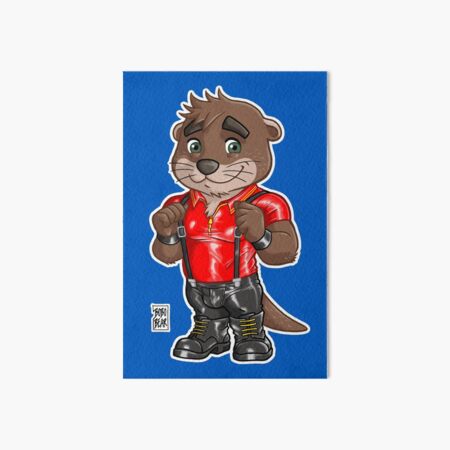 RUBBER OTTER - BEARZOO SERIES Art Board Print