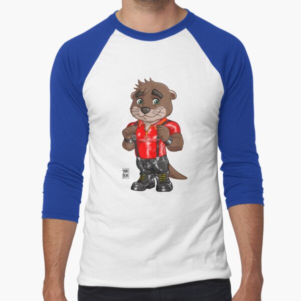 RUBBER OTTER - BEARZOO SERIES Baseball ¾ Sleeve T-Shirt
