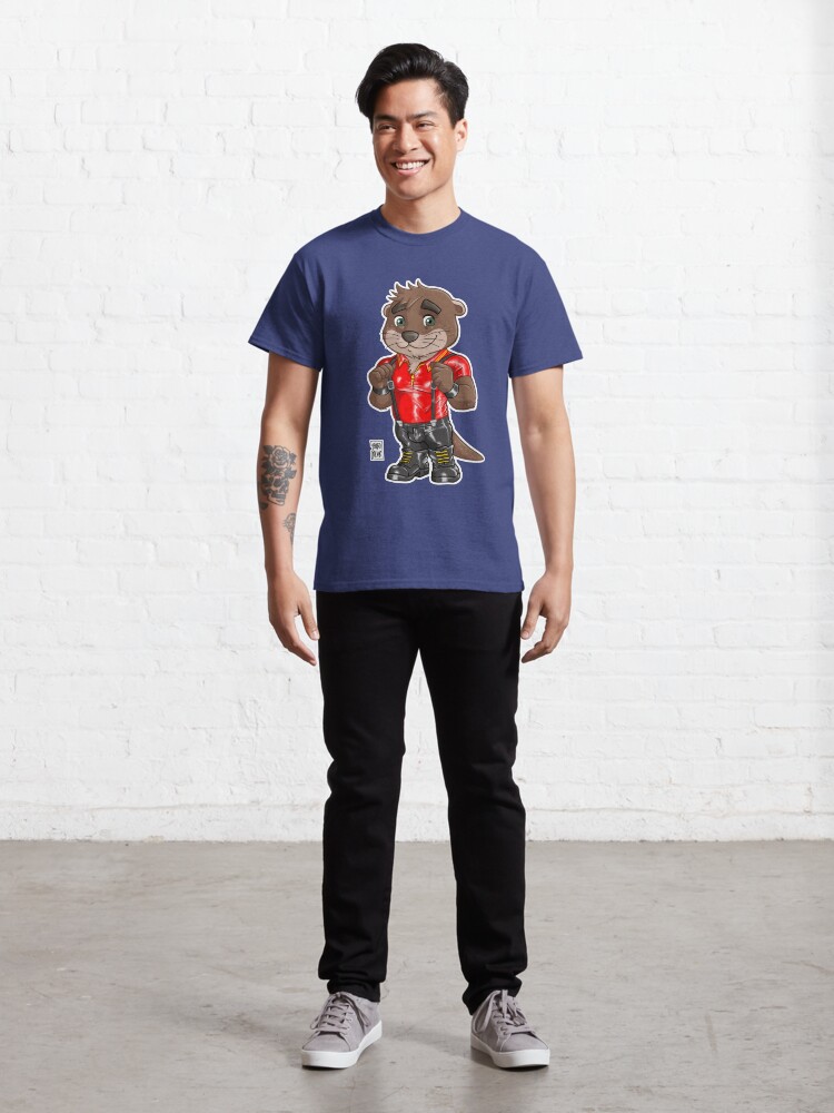 Alternate view of RUBBER OTTER - BEARZOO SERIES Classic T-Shirt