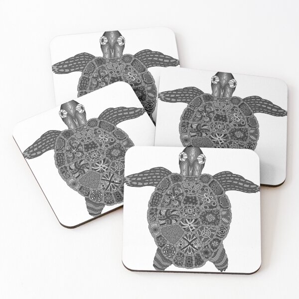 Item preview, Grayscale colored turtle designed and sold by Valentin Mladin.