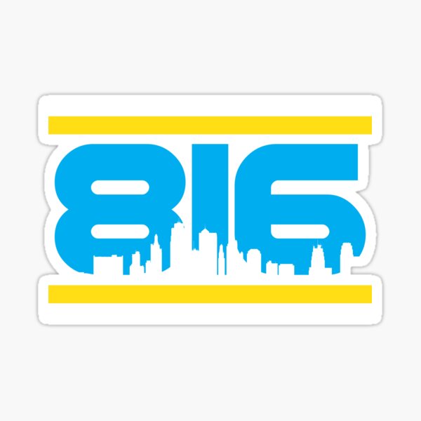 KC Royals: 816 Sticker