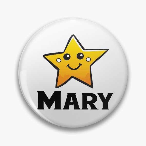 Artikelvorschau, Mary Cute Star Mein Name ist Mary. entworfen und verkauft von ProjectX23.
