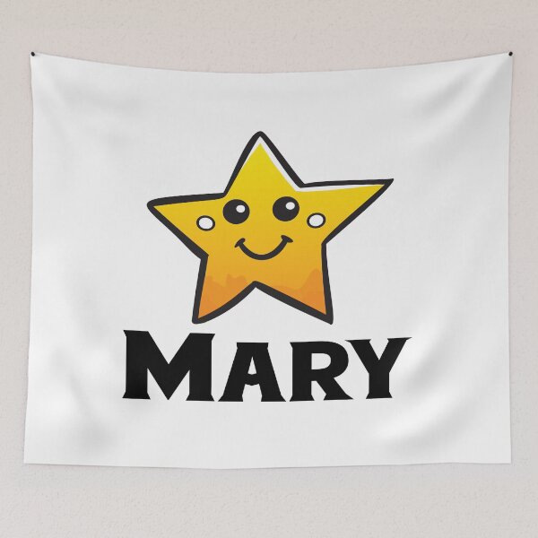 Artikelvorschau, Mary Cute Star Mein Name ist Mary. entworfen und verkauft von ProjectX23.