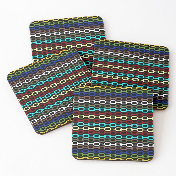 Item preview, colorful chains pattern designed and sold by Desenatorul1976.