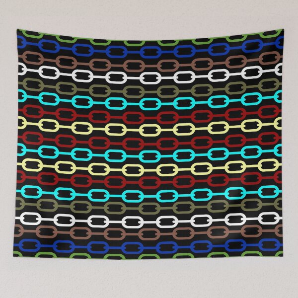 Item preview, colorful chains pattern designed and sold by Desenatorul1976.