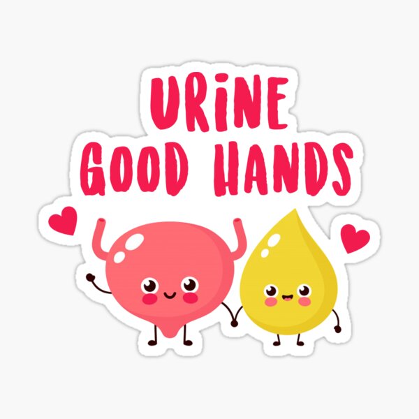 Item preview, Urine Good Hands [medical, nursing puns] designed and sold by MED ALLEY.