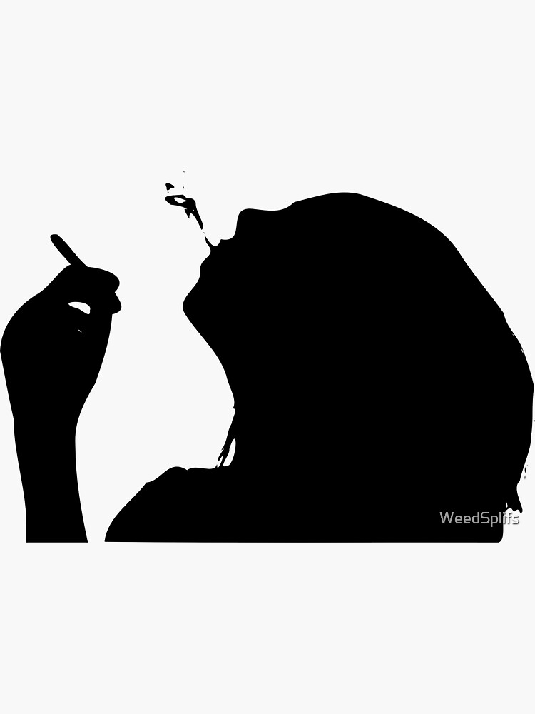woman face smoking by WeedSplifs