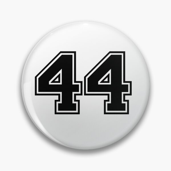 Item preview, Varsity Team Sports Uniform Number #44 - Black designed and sold by RiplMedia.