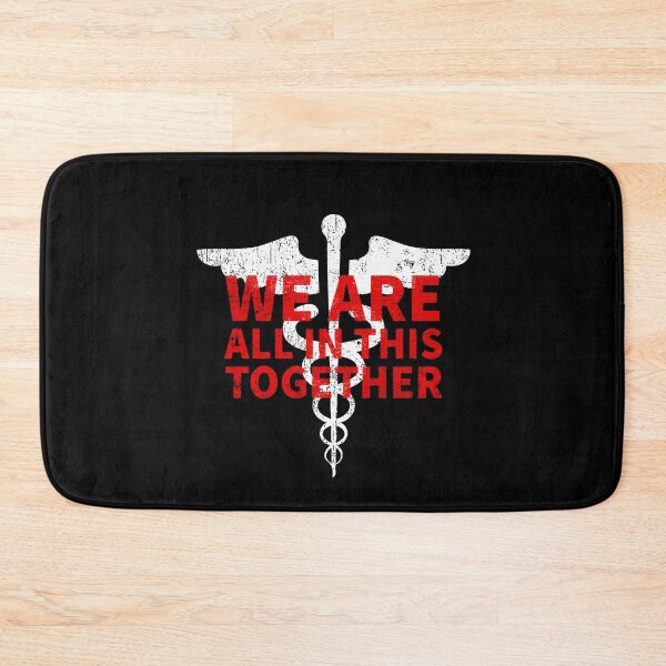 Item preview, We are all in this together RN Registered Nurse EMS Paramedic COVID 19 DISTRESSED VERSION designed and sold by Dan Brady.