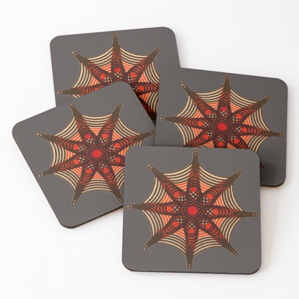 Item preview, Spirograph Halloween Web Pattern designed and sold by TravellingAlle.