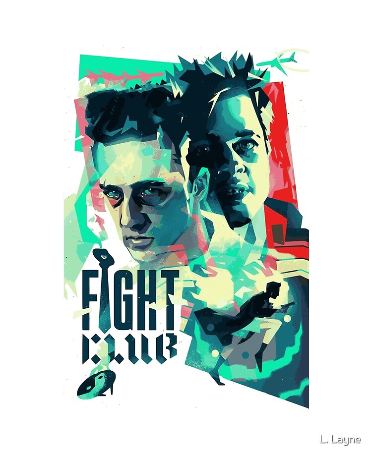 Funda y vinilo para iPad «Fight Club - Ilustraciones de la película Edward  Norton y Brad Pitt» de LorenzoGnech | Redbubble