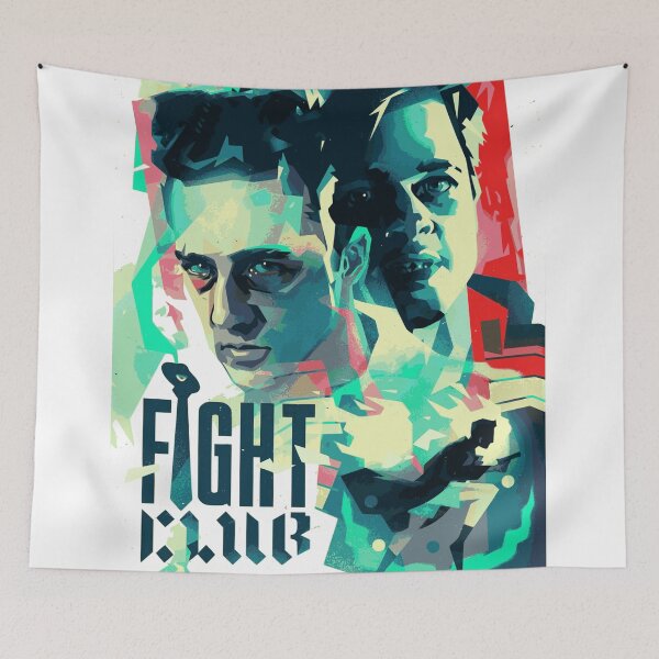 Item preview, Fight Club - Edward Norton and Brad Pitt Movie Artwork designed and sold by L. Layne.