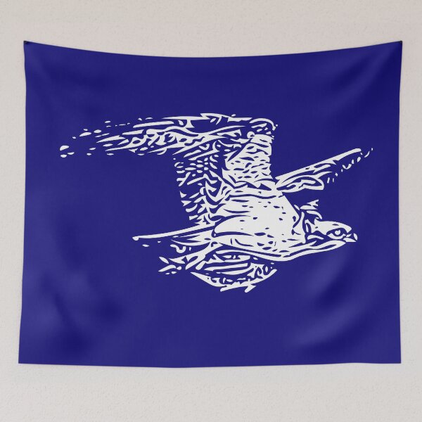 Item preview,  Osprey Holding Fish White Print designed and sold by designsasstultd.