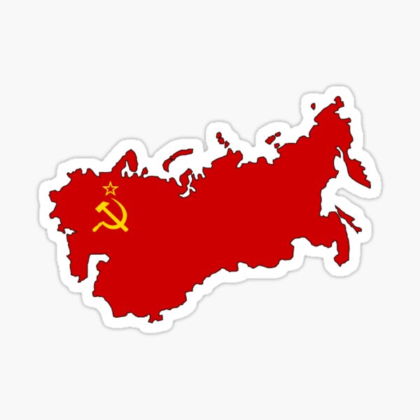 Soviet Union Flag Sticker