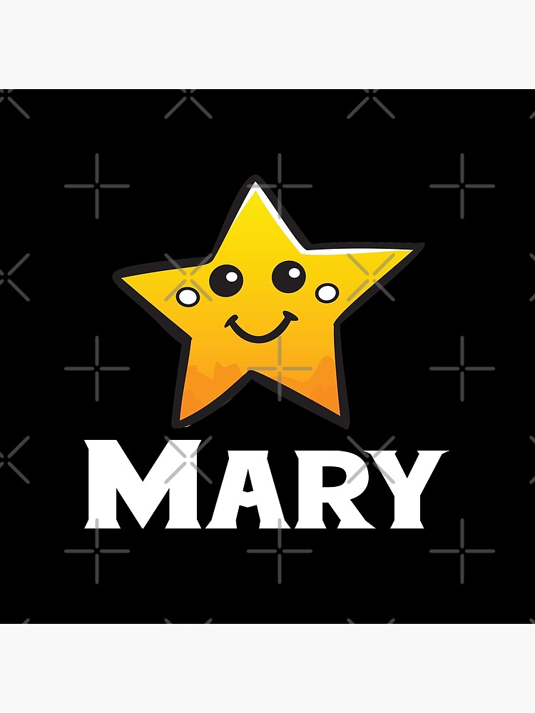 Mary Cute Star My Name Is Mary. | Sticker