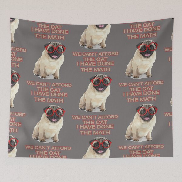 Item preview, pug, pug with glasses designed and sold by JaMatt1983.