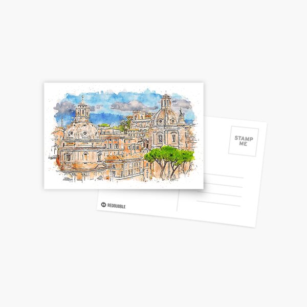 Item preview, Rome Cityscape designed and sold by AM FineArtPrints.