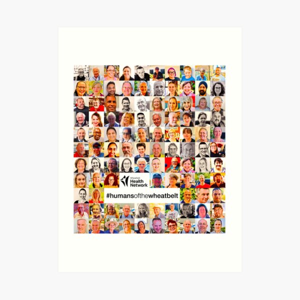 Humans of the Wheatbelt v6 Art Print