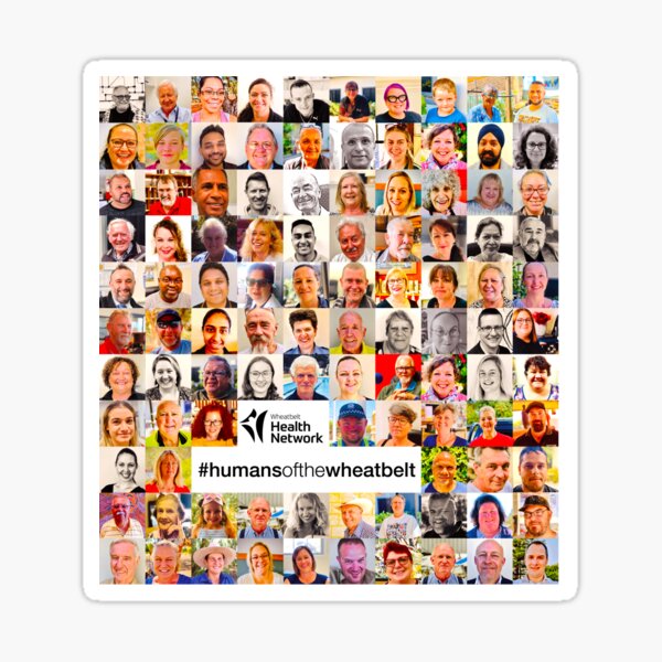 Humans of the Wheatbelt v6 Sticker