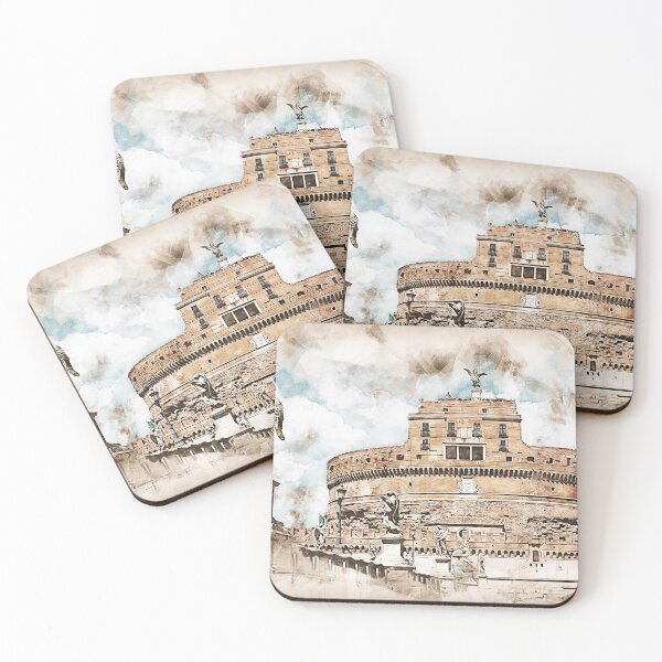 Item preview, Rome, Mausoleum of Hadrian designed and sold by AM FineArtPrints.