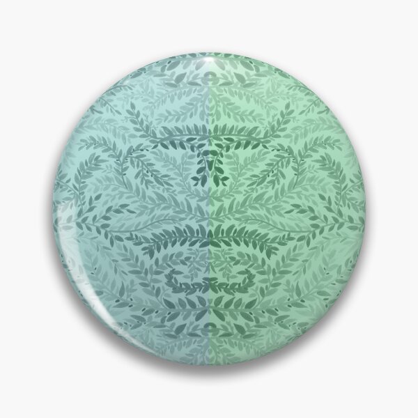 Item preview, Gradient blue green laurel leaf pattern designed and sold by Onyria Art.