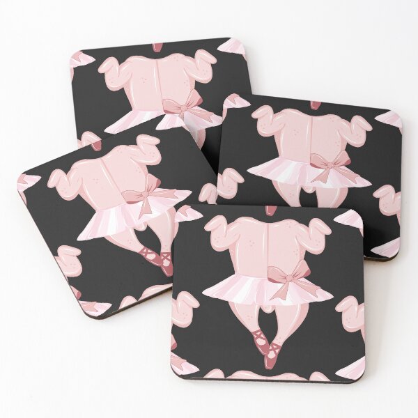 Item preview, Ballerina roast chicken with tutu and ballet shoes designed and sold by Kisho.