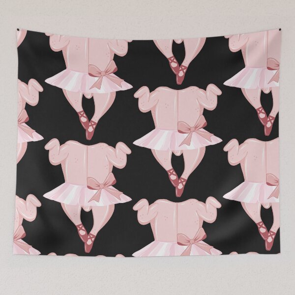 Item preview, Ballerina roast chicken with tutu and ballet shoes designed and sold by Kisho.
