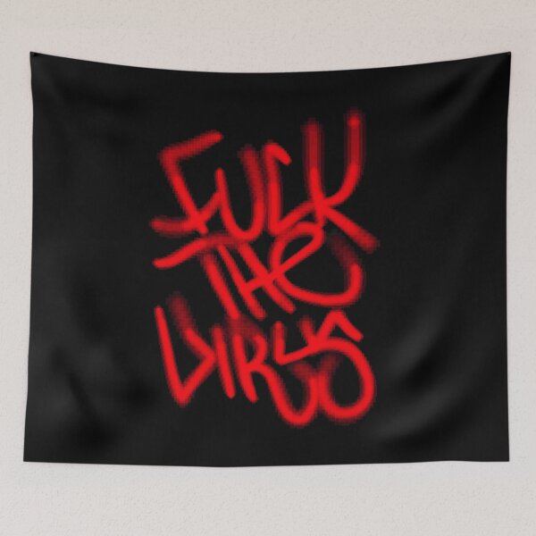 Item preview, Fuck The Virus Covid 19 (Graffiti Style #2 Red Edition) - Brazz designed and sold by Brazz Official.