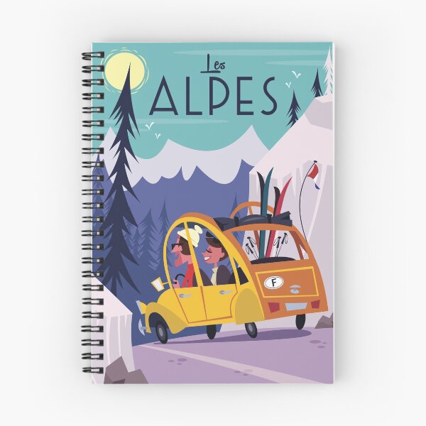 Item preview, Les Alpes poster designed and sold by Gary Godel.