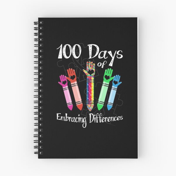 Item preview, 100 Days Of Embracing Differences - Autism Awareness Teacher designed and sold by Dressed For  Duty.