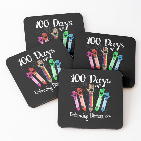 Item preview, 100 Days Of Embracing Differences - Autism Awareness Teacher designed and sold by Dressed For  Duty.