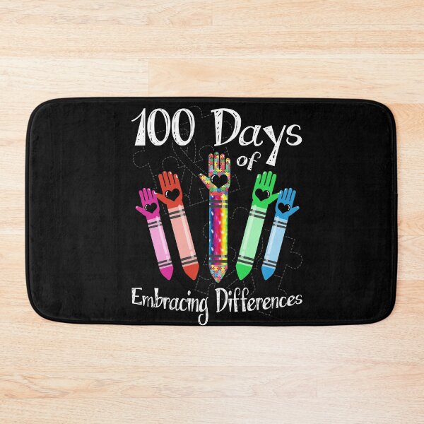 Item preview, 100 Days Of Embracing Differences - Autism Awareness Teacher designed and sold by Dressed For  Duty.