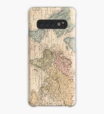 Vintage Map of The World (1823) 2 Case/Skin for Samsung Galaxy