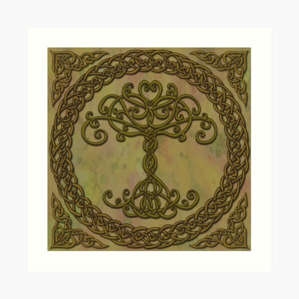 Árbol celta de la vida I Lámina artística
